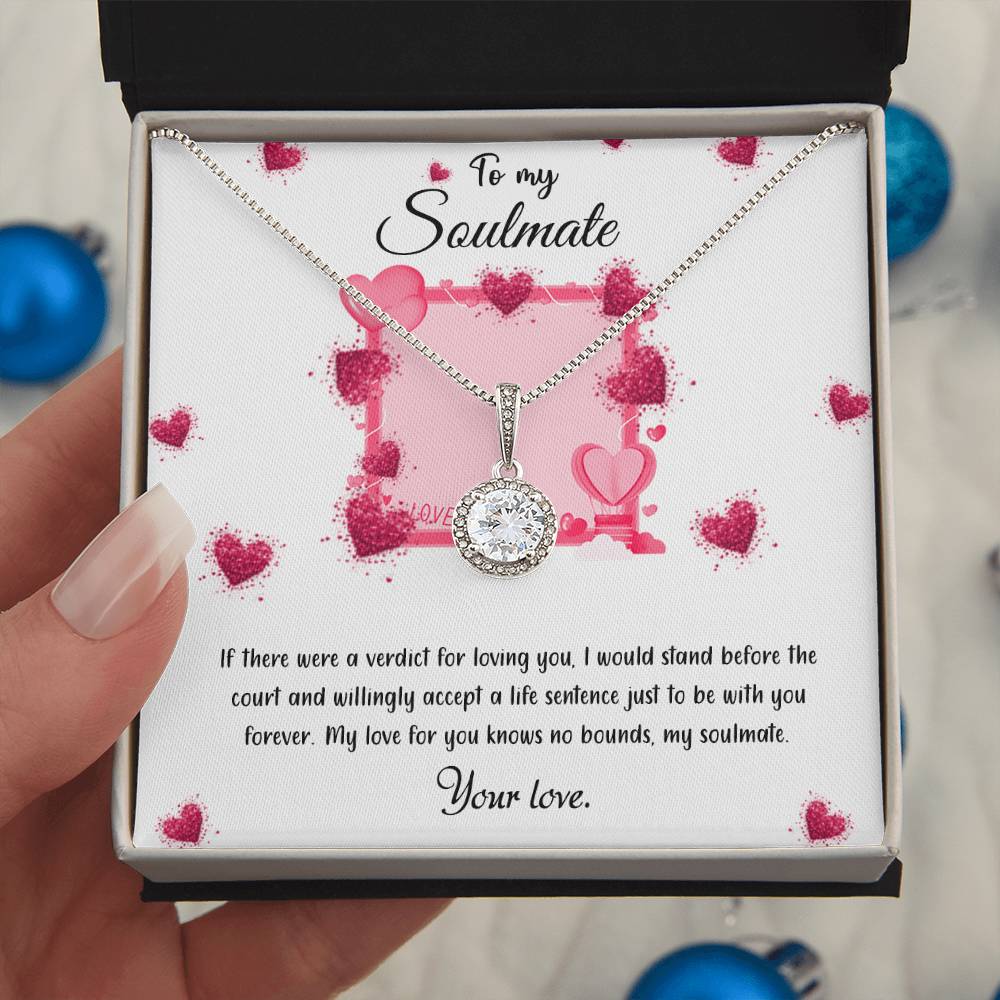 valentine-32c Eternal Hope Necklace, Gift to my Girlfriend with Beautiful Message Card