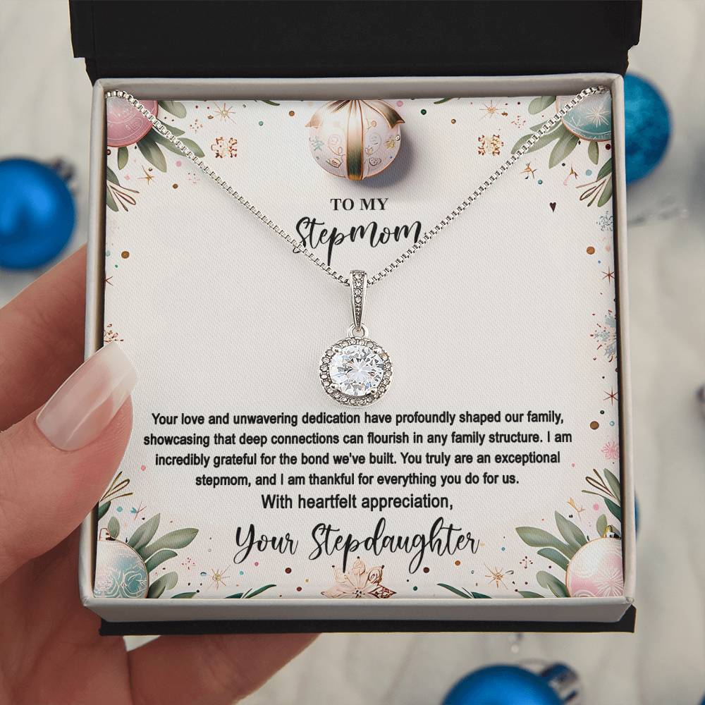 4048(a) Eternal Hope Necklace, Gift to my Stepmom with Beautiful Message Card