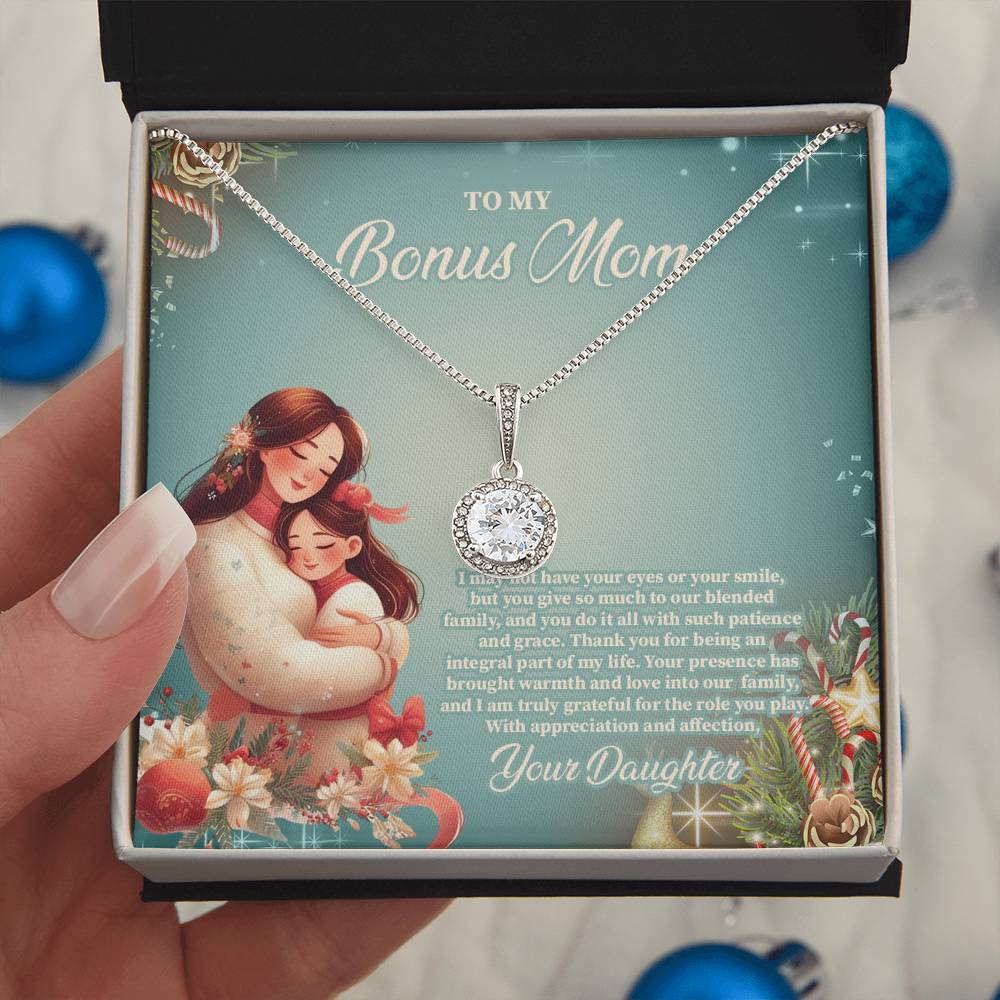 4024c Eternal Hope Necklace, Gift to my Stepmom with Beautiful Message Card