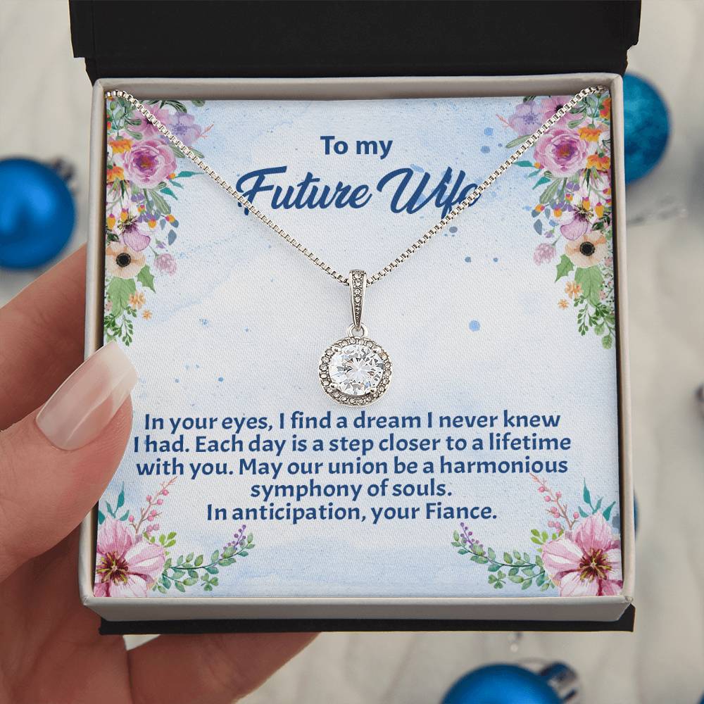 4038c Eternal Hope Necklace, Gift to my Future Wife with Beautiful Message Card