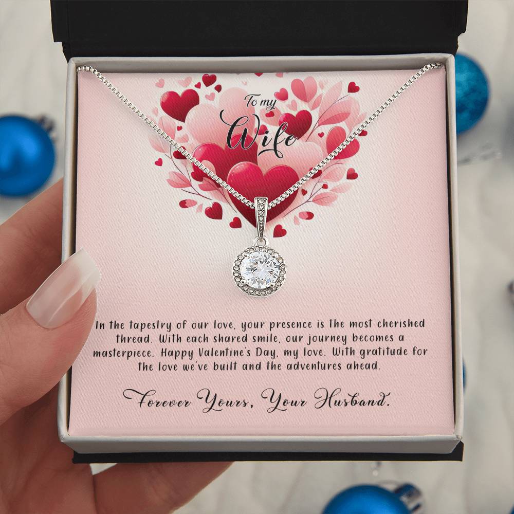 Valentine-st8a Eternal Hope Necklace, Gift to my Wife with Beautiful Message Card.