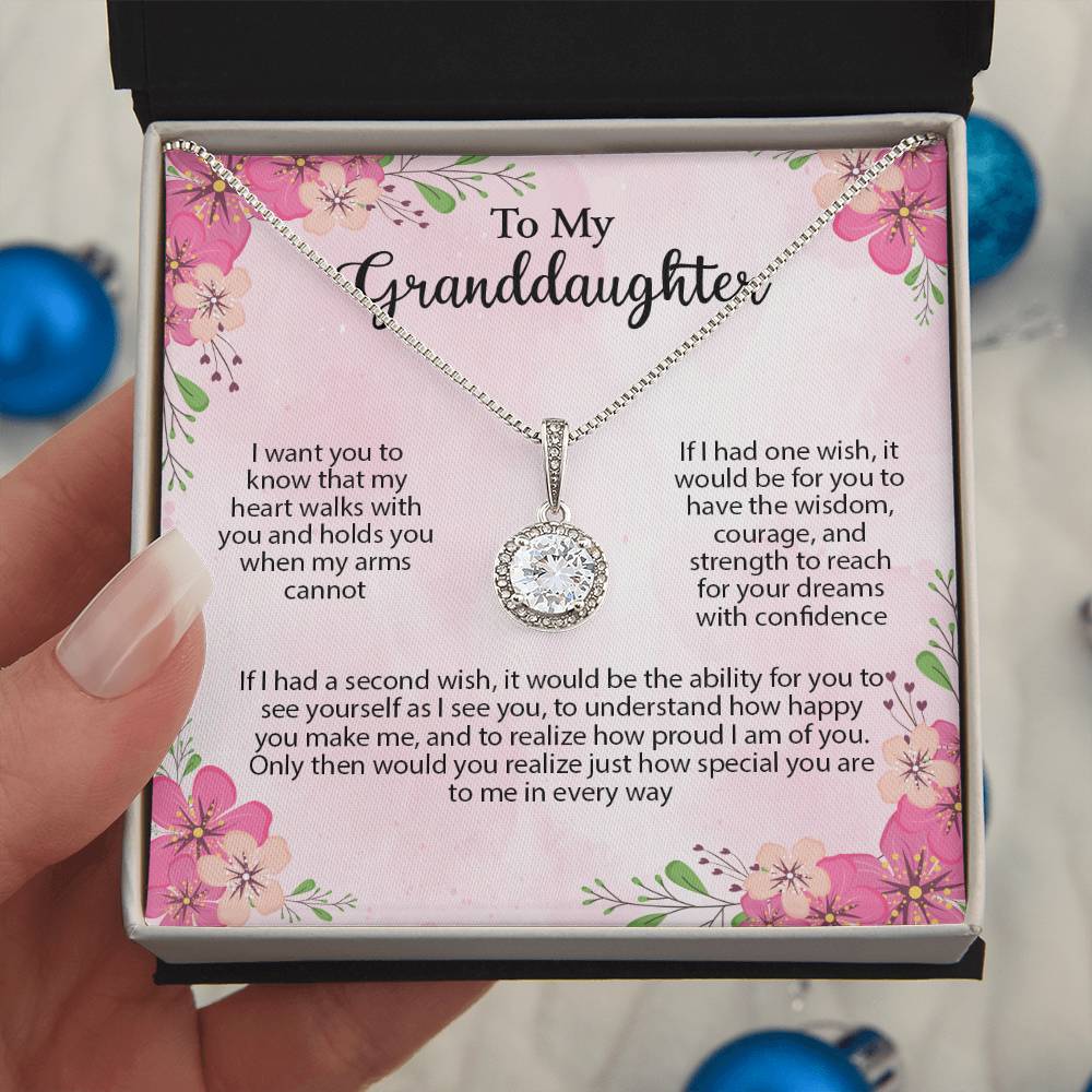 4035 Eternal Hope Necklace, Gift to my Granddaughter with Beautiful Message Card