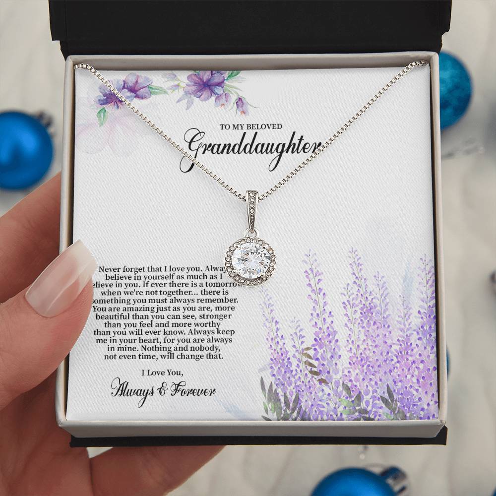 4030 (b) Eternal Hope Necklace, Gift to my Granddaughter with Beautiful Message Card