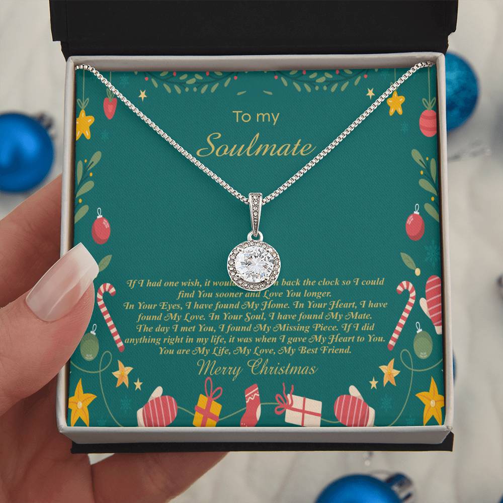 94098a Eternal Hope Necklace, Gift to My Soulmate with Beautiful Message Card