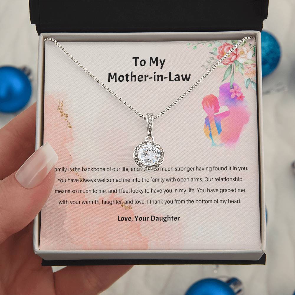 94689b Eternal Hope Necklace, Gift to my Stepmom with Beautiful Message Card