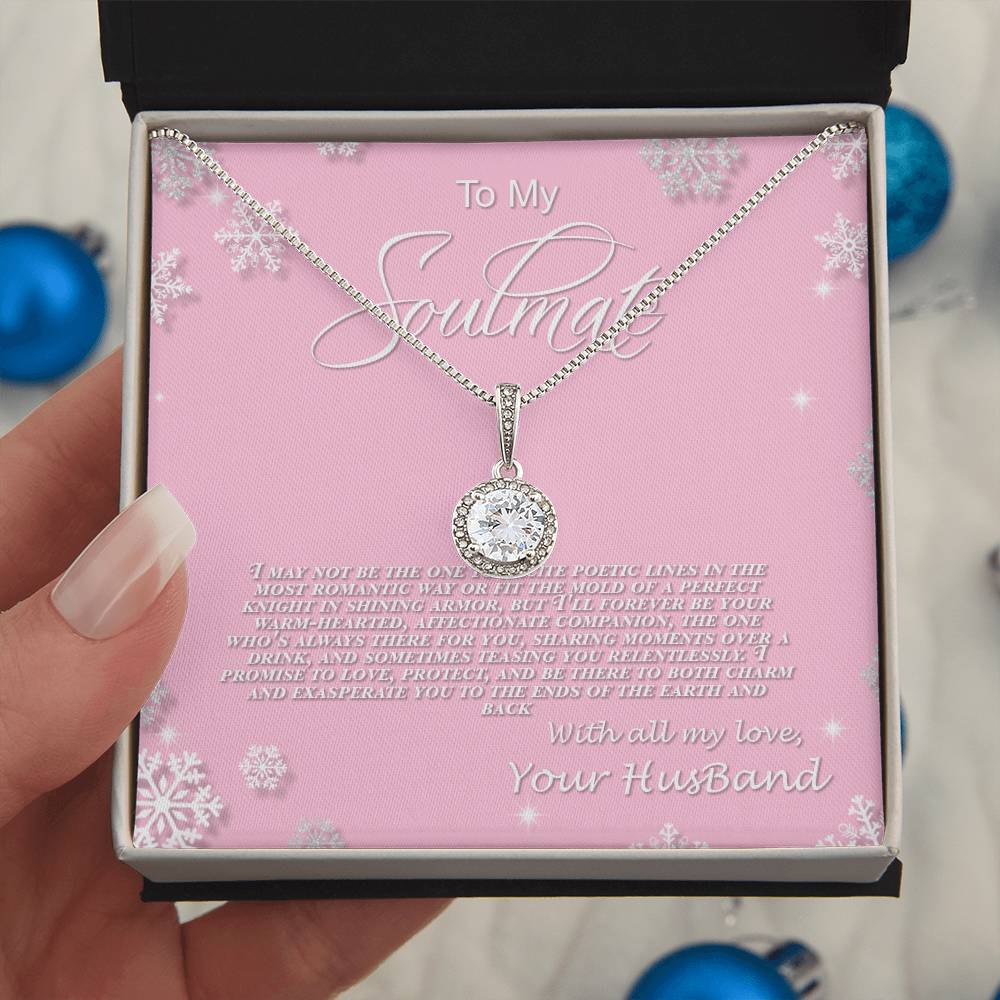 4006b Eternal Hope Necklace, Gift to My Soulmate with Beautiful Message Card