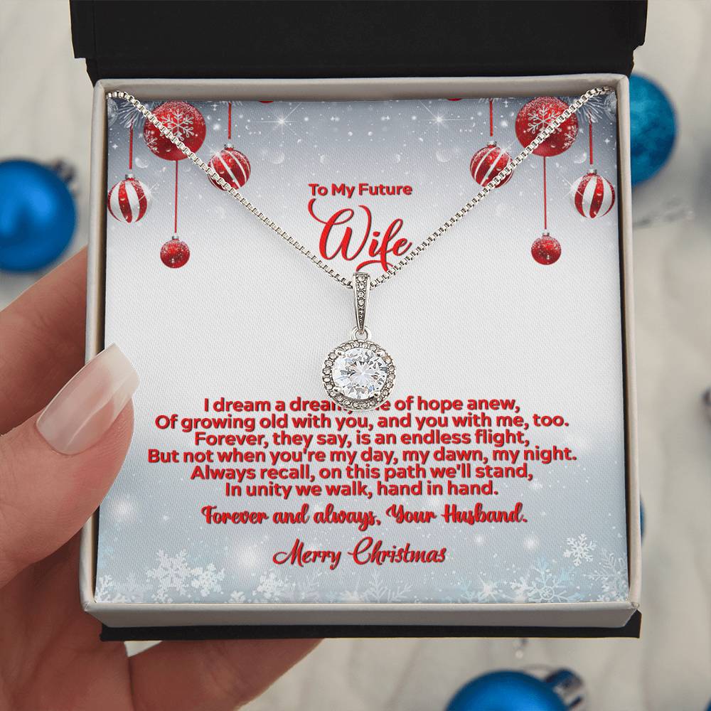 4012b Eternal Hope Necklace, Gift to My Wife with Beautiful Message Card