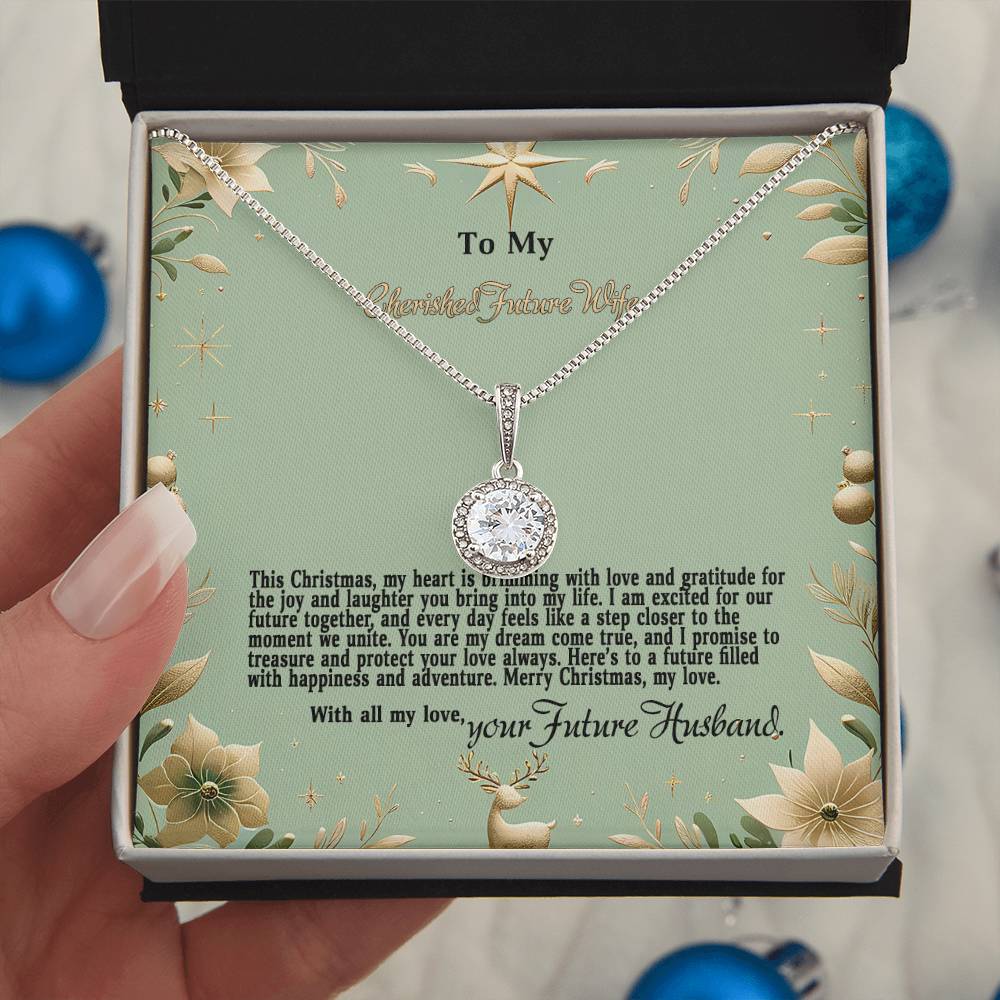 4047c Eternal Hope Necklace, Gift to my Future Wife with Beautiful Message Card