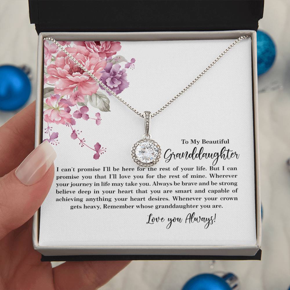 4027c Eternal Hope Necklace, Gift to my Granddaughter with Beautiful Message Card