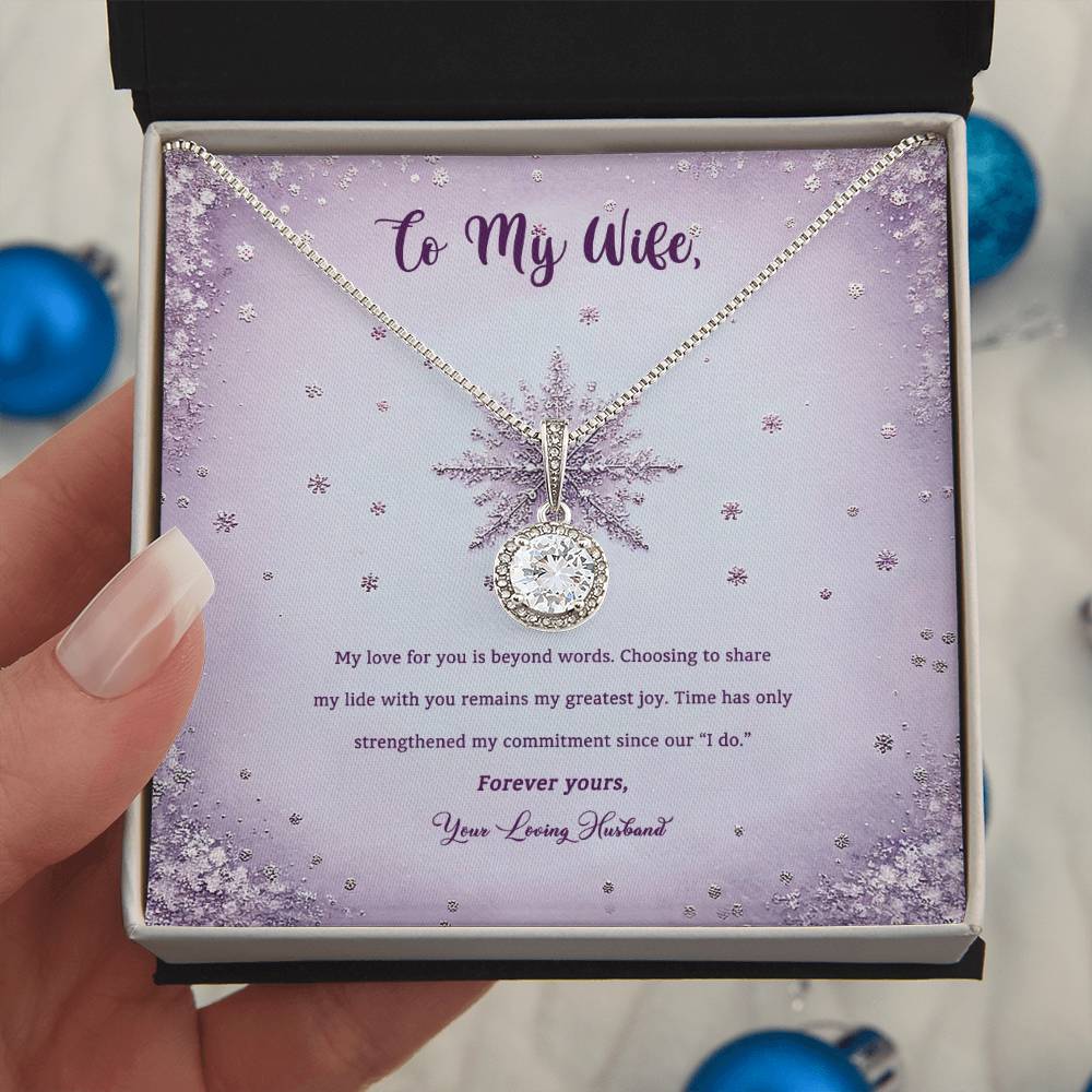 95314 d Eternal Hope Necklace, Gift to My Wife with Beautiful Message Card