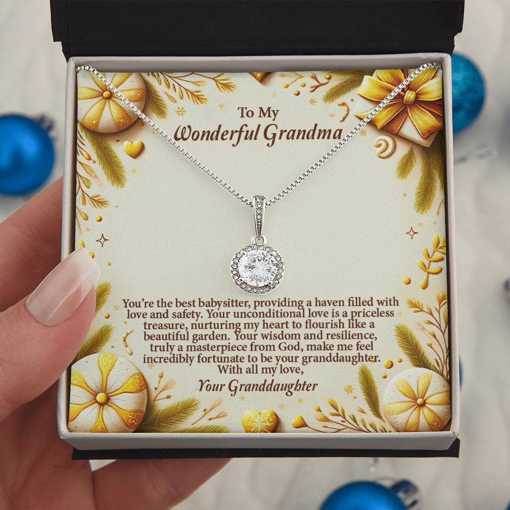 4056a Eternal Hope Necklace, Gift to my Grandma with Beautiful Message Card