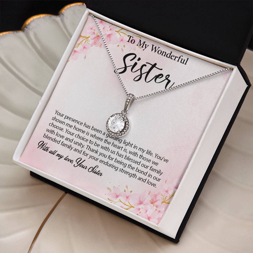 4029c Eternal Hope Necklace, Gift to my Sister with Beautiful Message Card