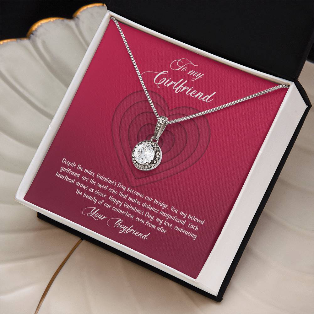 valentine-9c Eternal Hope Necklace, Gift to my Girlfriend with Beautiful Message Card