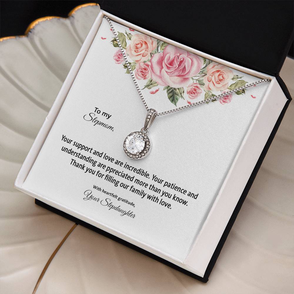 4031d Eternal Hope Necklace, Gift to my Stepmom with Beautiful Message Card