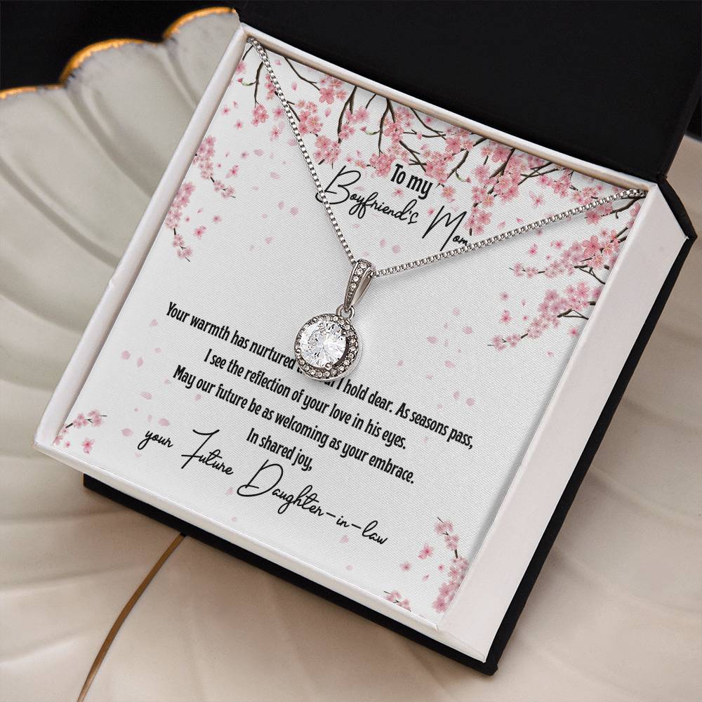 4040 c Eternal Hope Necklace, Gift to my Boyfriend's Mom with Beautiful Message Card