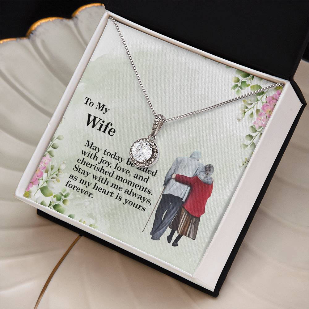 4028 Eternal Hope Necklace, Gift to My Wife with Beautiful Message Card