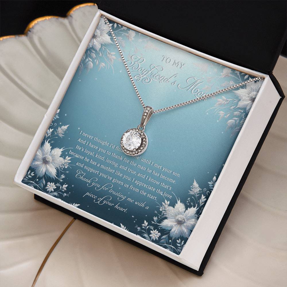 95313c Eternal Hope Necklace, Gift to my Boyfriend's Mom with Beautiful Message Card