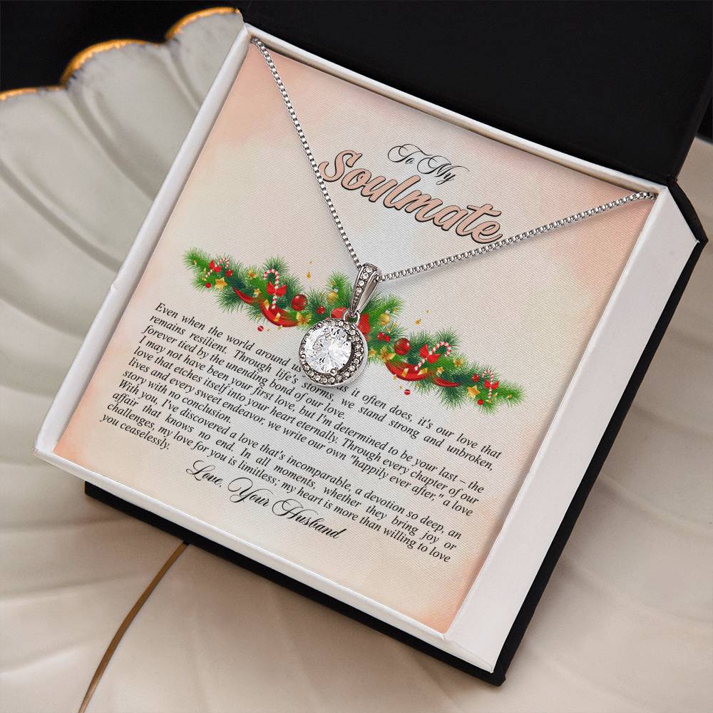 4009a Eternal Hope Necklace, Gift to My Soulmate with Beautiful Message Card