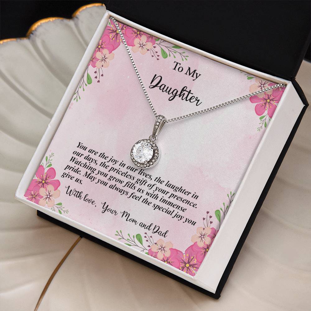 4035c Eternal Hope Necklace, Gift to my Daughter with Beautiful Message Card