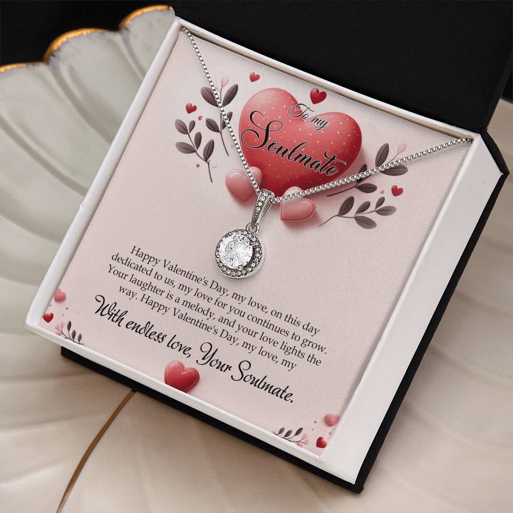 Valentine-st13b Eternal Hope Necklace, Gift to my Soulmate with Beautiful Message Card