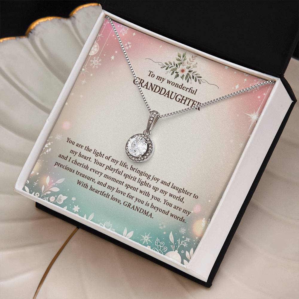 4057a Eternal Hope Necklace, Gift to my Granddaughter with Beautiful Message Card