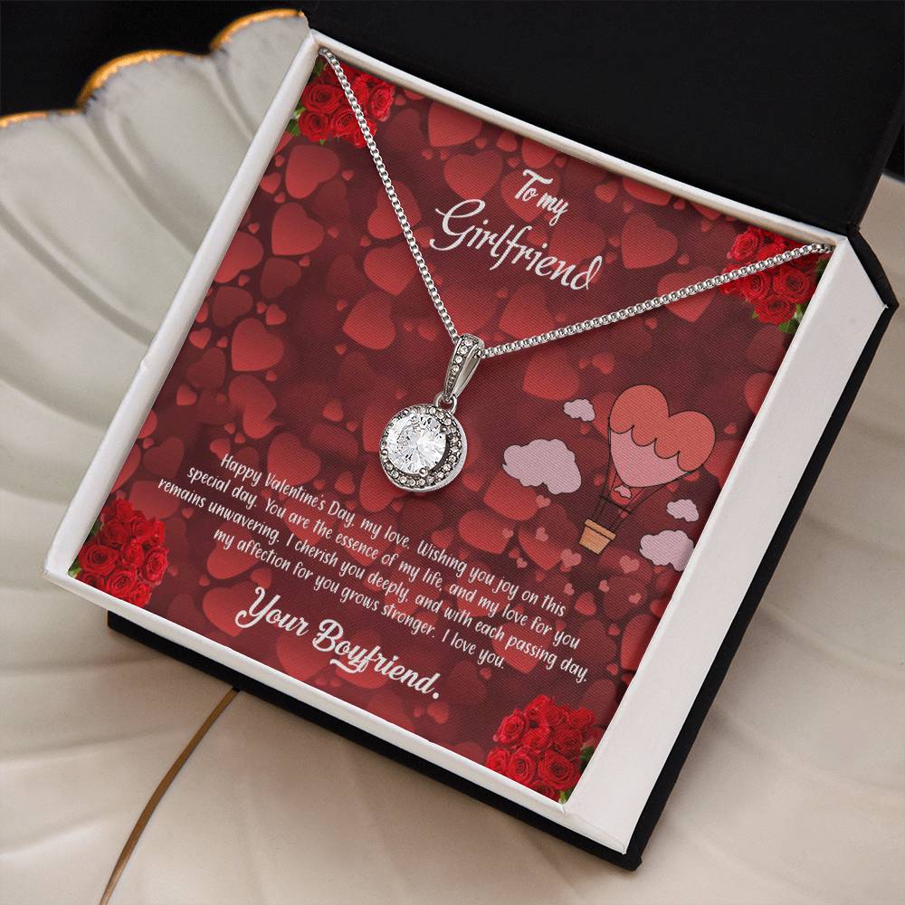 valentine-27c Eternal Hope Necklace, Gift to my Girlfriend with Beautiful Message Card