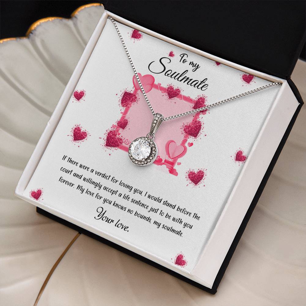 valentine-32c Eternal Hope Necklace, Gift to my Girlfriend with Beautiful Message Card