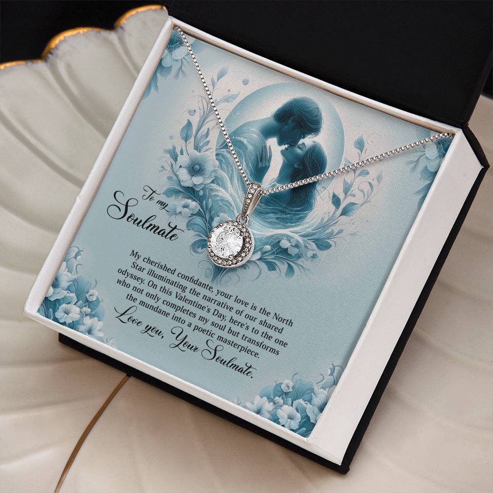 Valentine-st29b Eternal Hope Necklace, Gift to my Soulmate with Beautiful Message Card