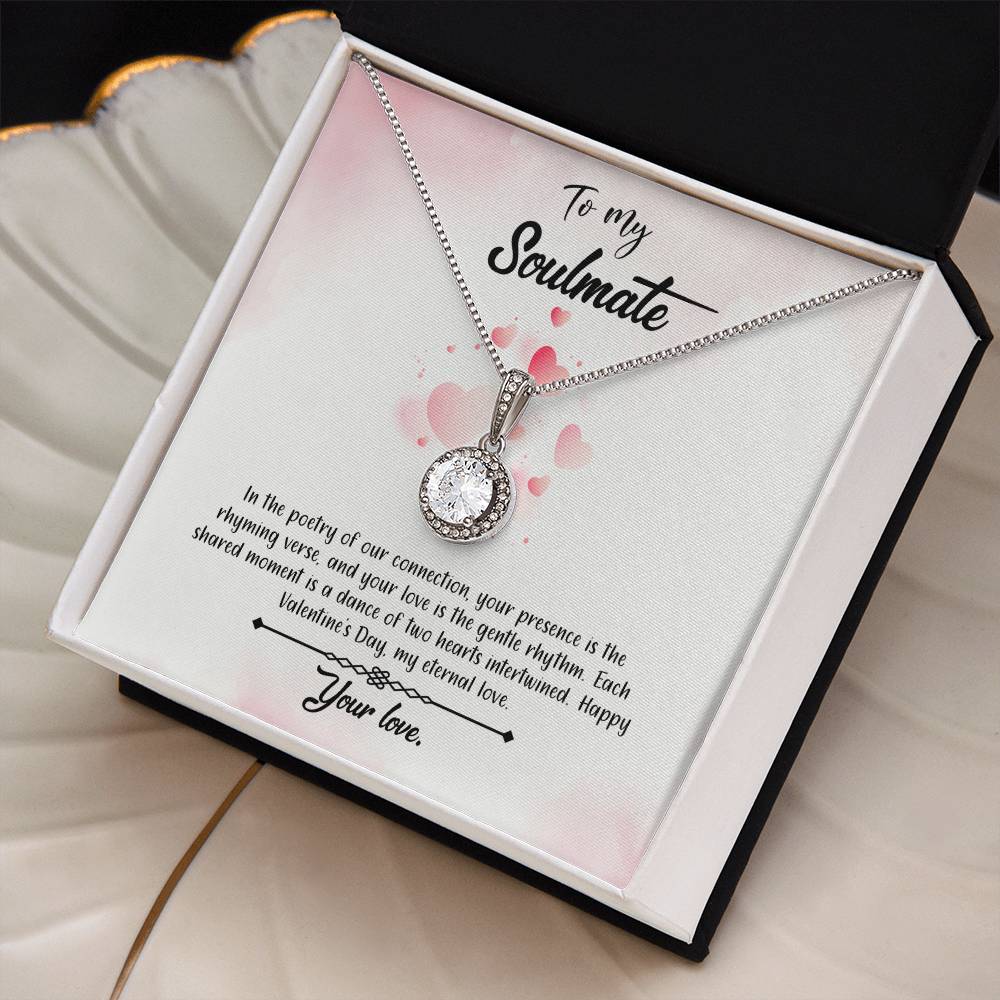 valentine-12b Eternal Hope Necklace, Gift to my Soulmate with Beautiful Message Card