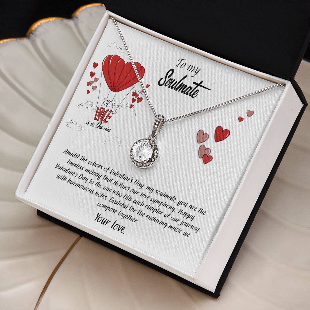 valentine-24b Eternal Hope Necklace, Gift to my Soulmate with Beautiful Message Card