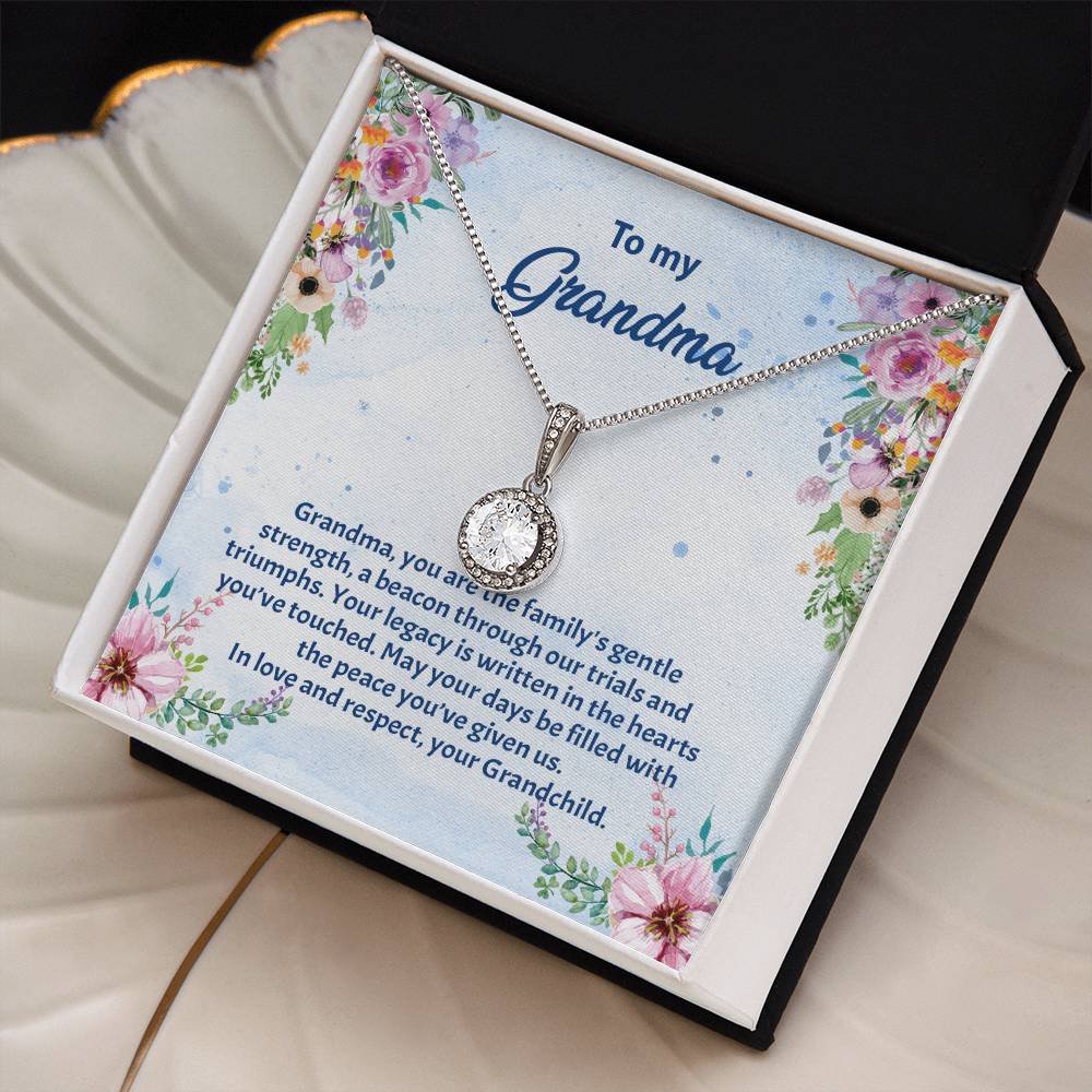 4038b Eternal Hope Necklace, Gift to my Grandma with Beautiful Message Card