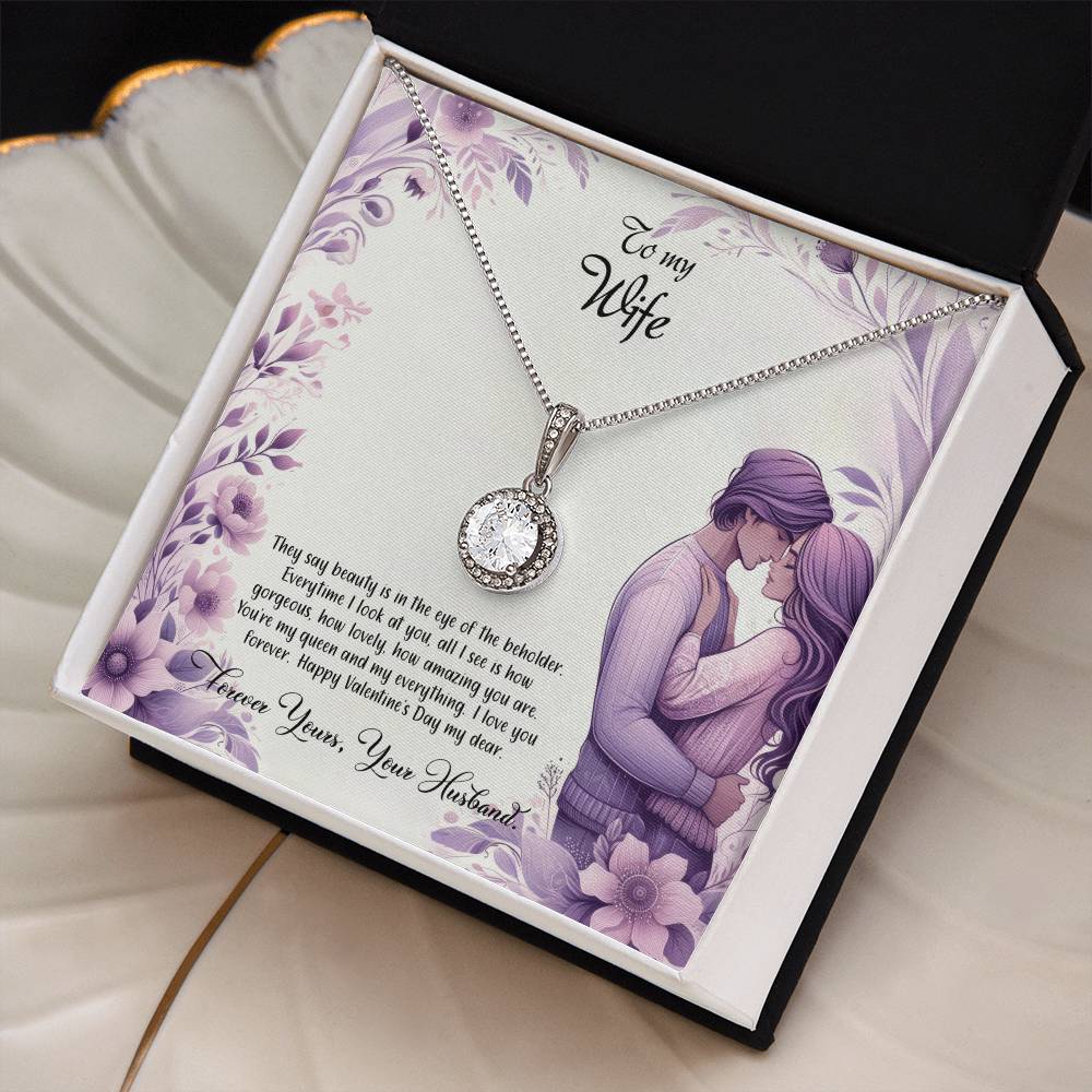 Valentine-st25a Eternal Hope Necklace, Gift to my Wife with Beautiful Message Card.