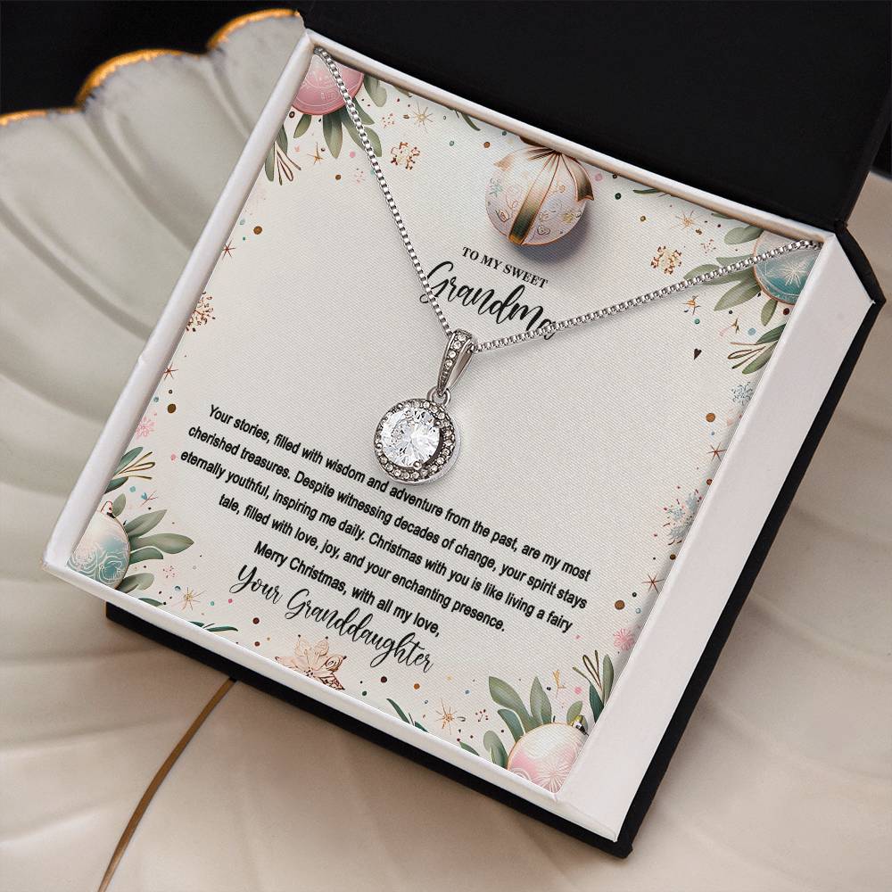 4048(c) Eternal Hope Necklace, Gift to my Grandma with Beautiful Message Card