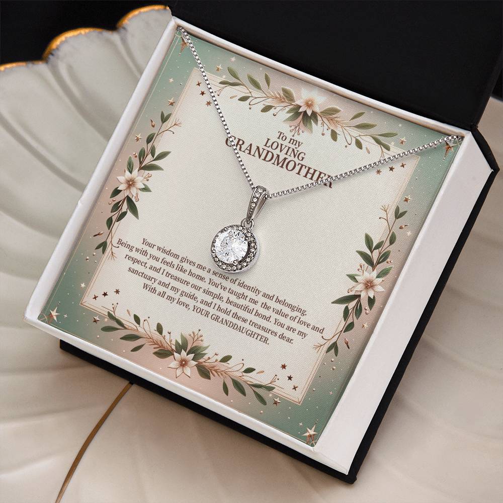 4049b Eternal Hope Necklace, Gift to my Grandma with Beautiful Message Card