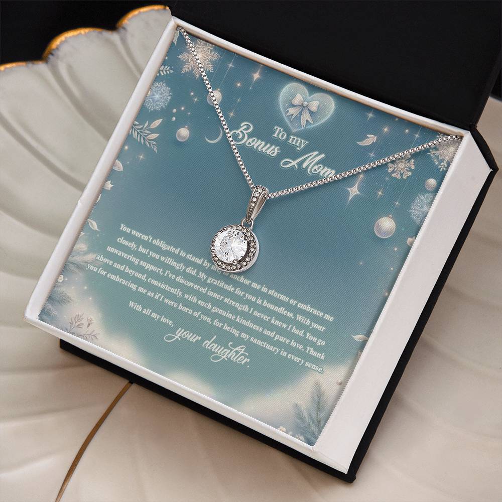 4045 (a) Eternal Hope Necklace, Gift to my Stepmom with Beautiful Message Card