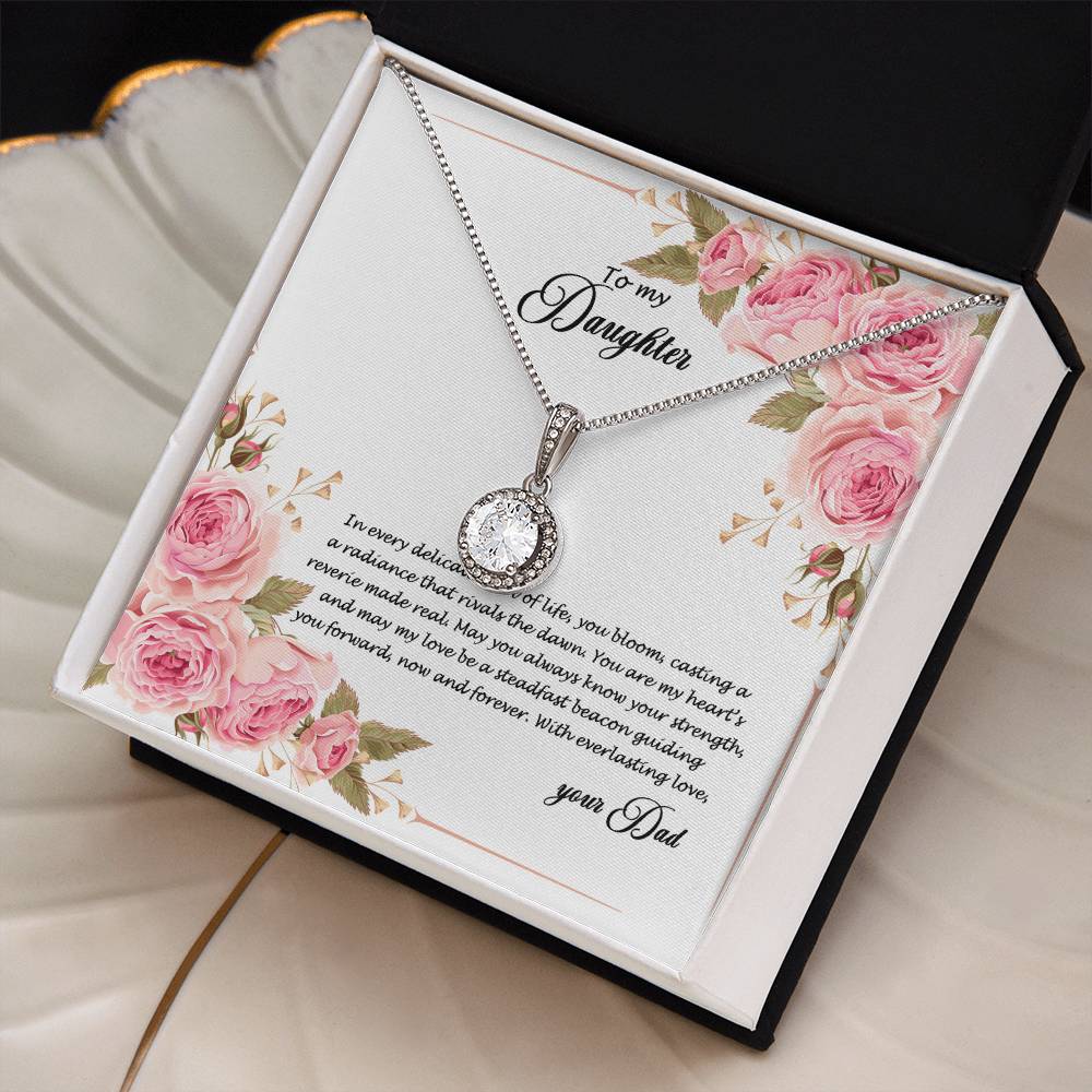 4034 (b) Eternal Hope Necklace, Gift to my Daughter with Beautiful Message Card