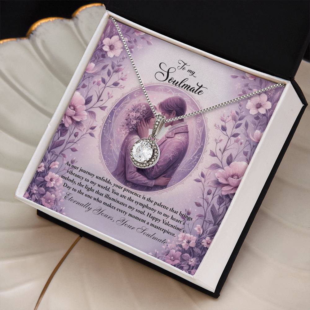 Valentine-st26b Eternal Hope Necklace, Gift to my Soulmate with Beautiful Message Card