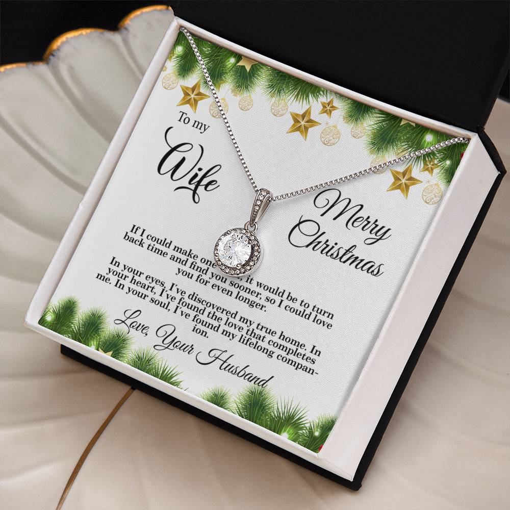 4004b Eternal Hope Necklace, Gift to My Wife with Beautiful Message Card