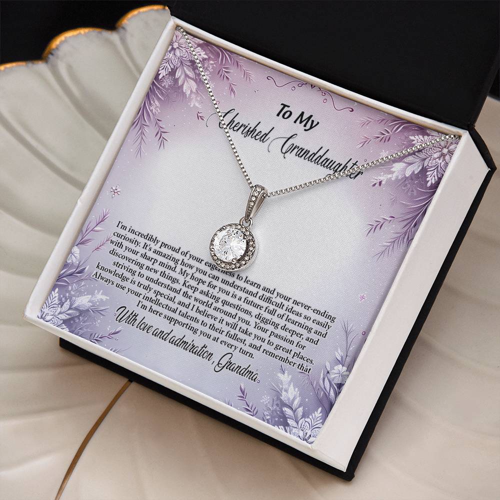 4054c Eternal Hope Necklace, Gift to my Granddaughter with Beautiful Message Card