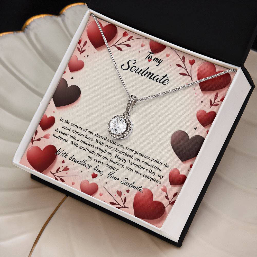 Valentine-st7b Eternal Hope Necklace, Gift to my Soulmate with Beautiful Message Card