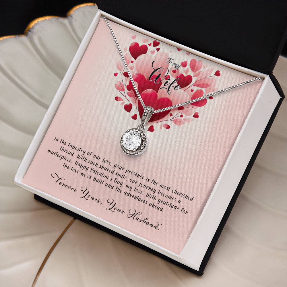 Valentine-st8a Eternal Hope Necklace, Gift to my Wife with Beautiful Message Card.