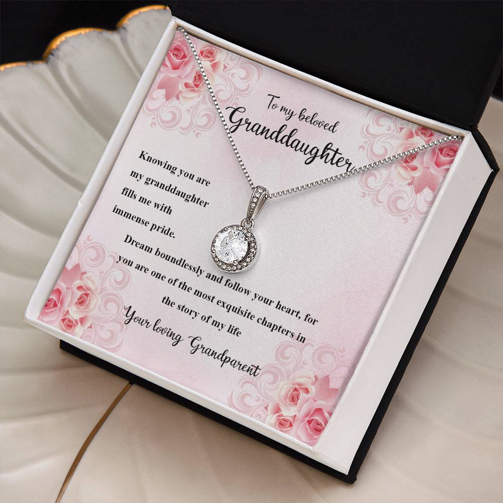 4036a Eternal Hope Necklace, Gift to my Granddaughter with Beautiful Message Card