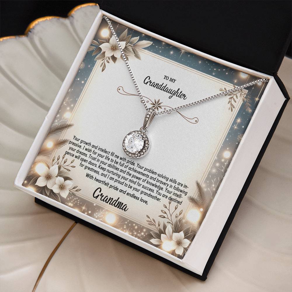 4055(a) Eternal Hope Necklace, Gift to my Granddaughter with Beautiful Message Card