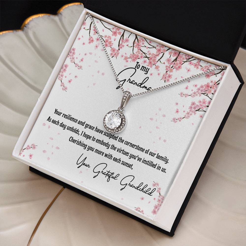 4040a Eternal Hope Necklace, Gift to my Grandma with Beautiful Message Card