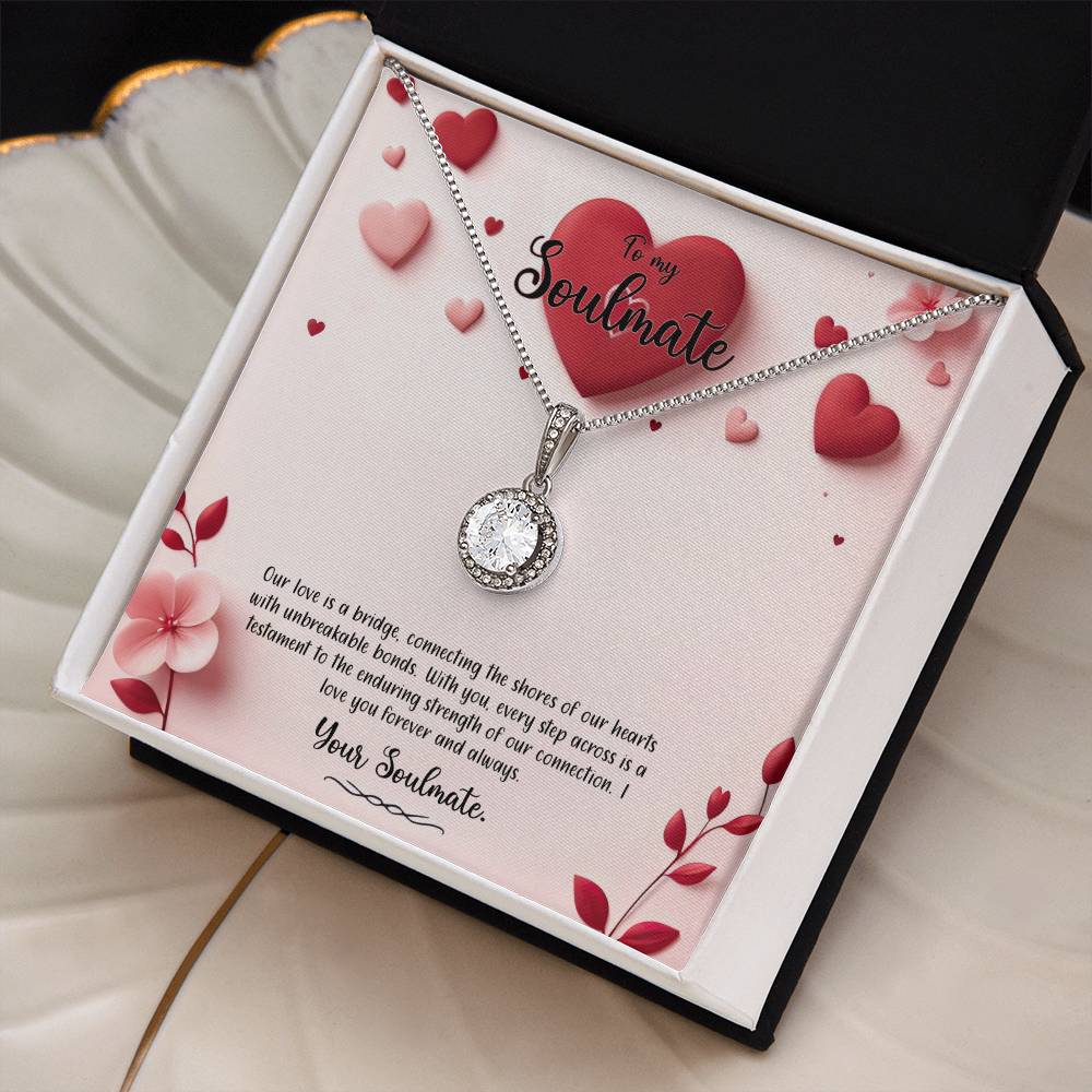 Valentine-st6b Eternal Hope Necklace, Gift to my Soulmate with Beautiful Message Card