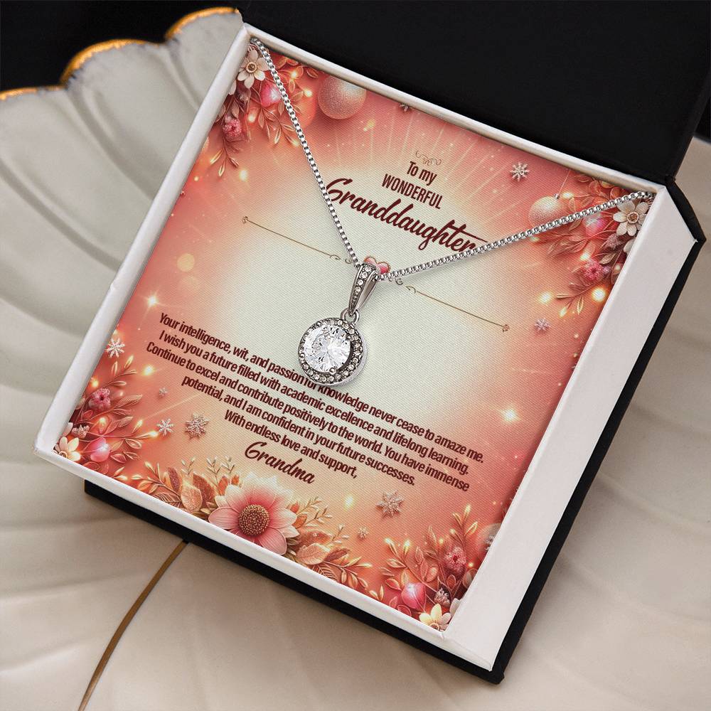 4051a Eternal Hope Necklace, Gift to my Granddaughter with Beautiful Message Card