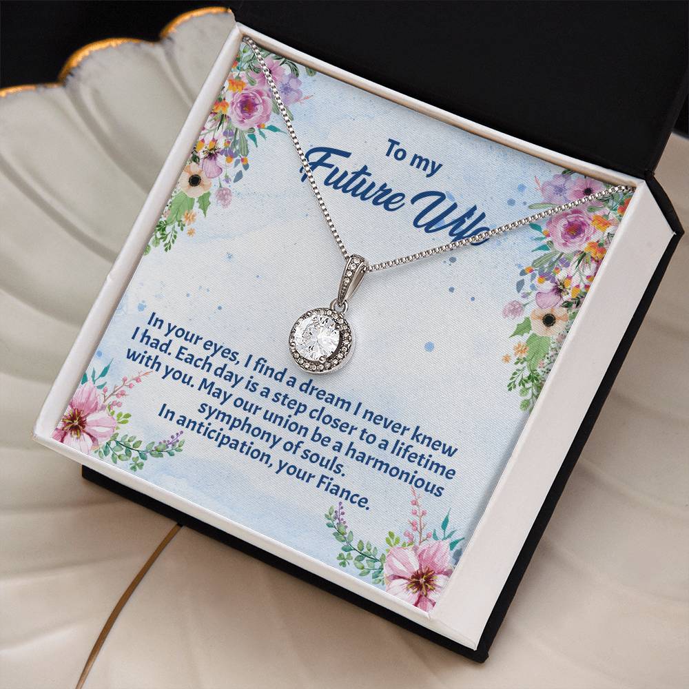 4038c Eternal Hope Necklace, Gift to my Future Wife with Beautiful Message Card