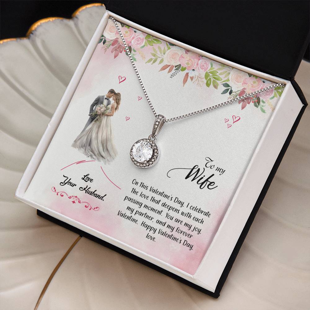 valentine-6a Eternal Hope Necklace, Gift to my Wife with Beautiful Message Card.