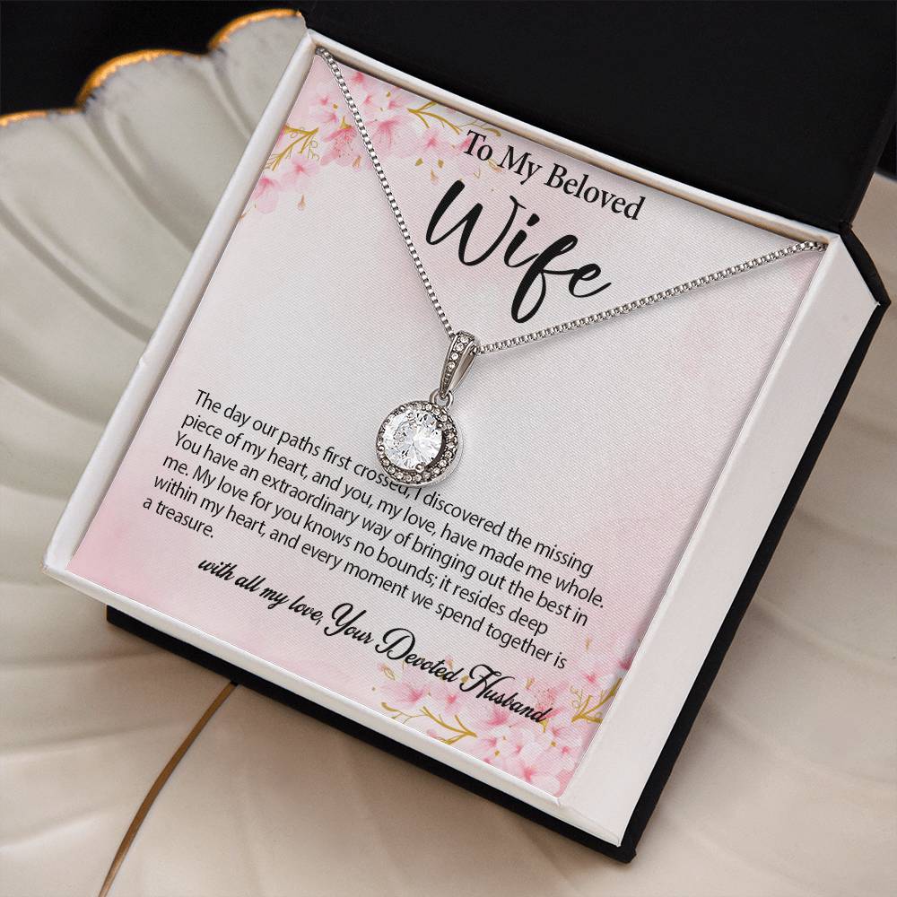 4029a Eternal Hope Necklace, Gift to My Wife with Beautiful Message Card