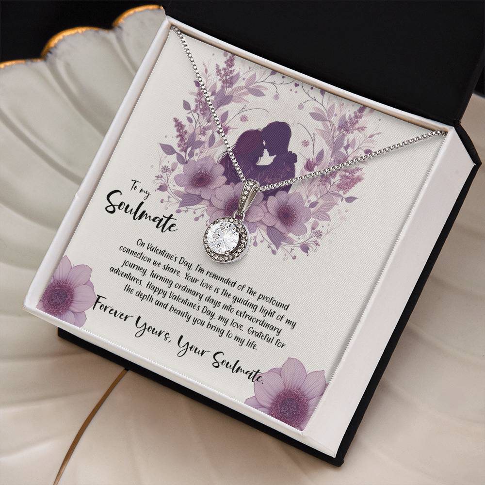 Valentine-st9b Eternal Hope Necklace, Gift to my Soulmate with Beautiful Message Card